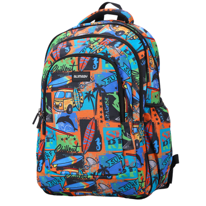 Large School Backpack - Surf Kombi