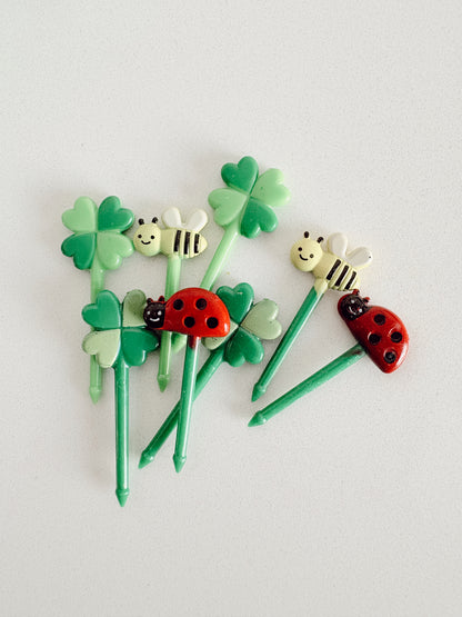 Food Picks - Insect Garden -8 piece