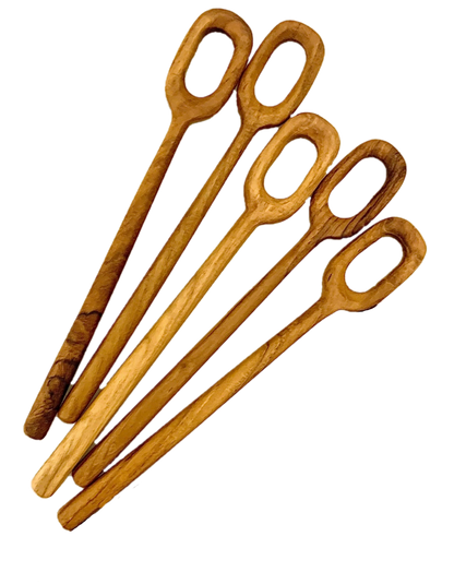 Teak Bubble Wands or Stirrers