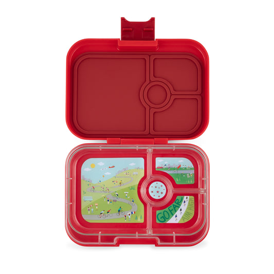 Yumbox Panino 4C - Wow Red/Bike Race Tray