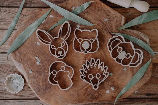 Eco Cutter Set - Aussie Animal Faces