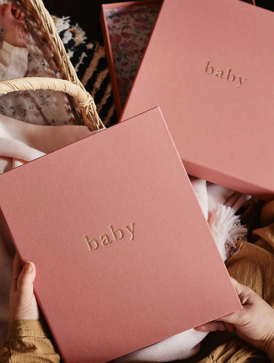 Baby - Your First Five Years Keepsake Box and Journal - Blush