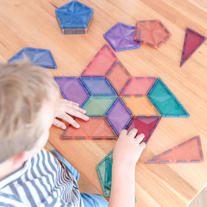 Magnetic Tiles - 48 pc Pastel Shape Expansion Pack