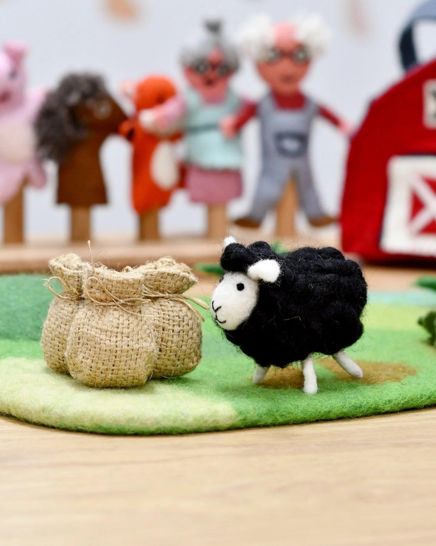 Felt Black Sheep - Nursery Rhyme Set