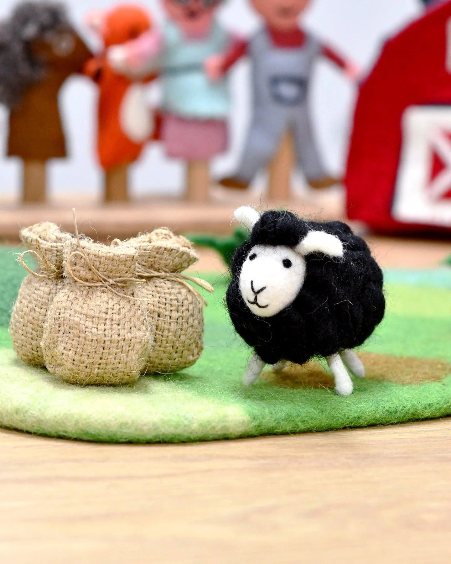 Felt Black Sheep - Nursery Rhyme Set