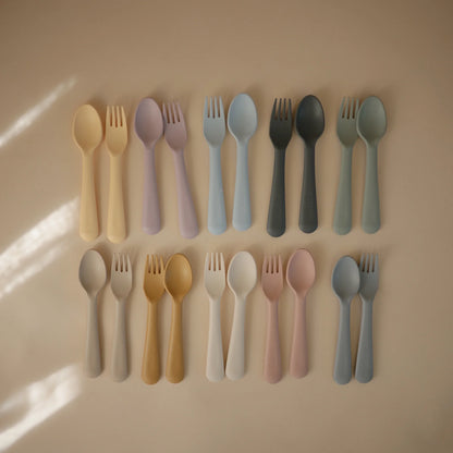 Fork and Spoon Set - Ivory