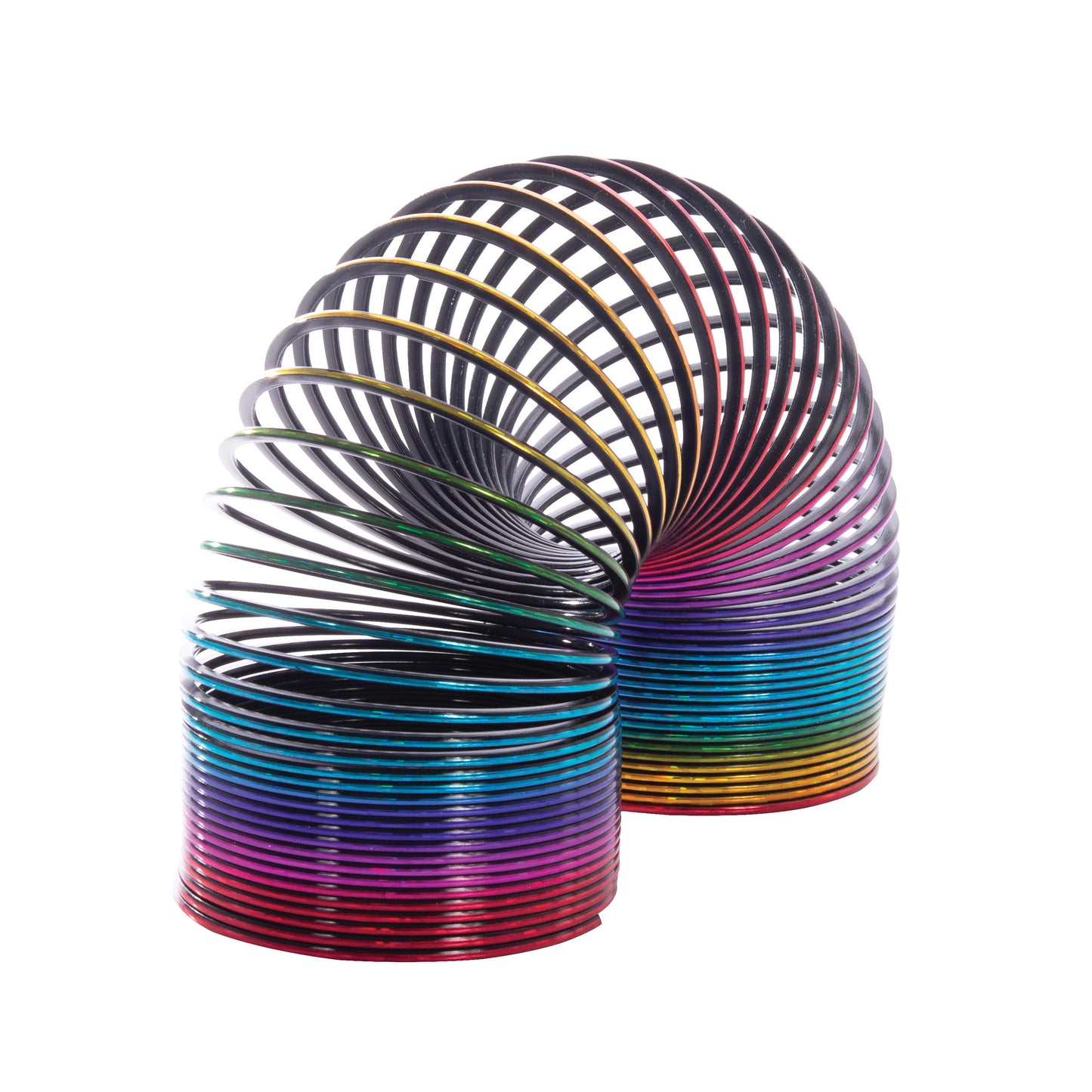 Holographic Spring Walker - Rainbow Slinky