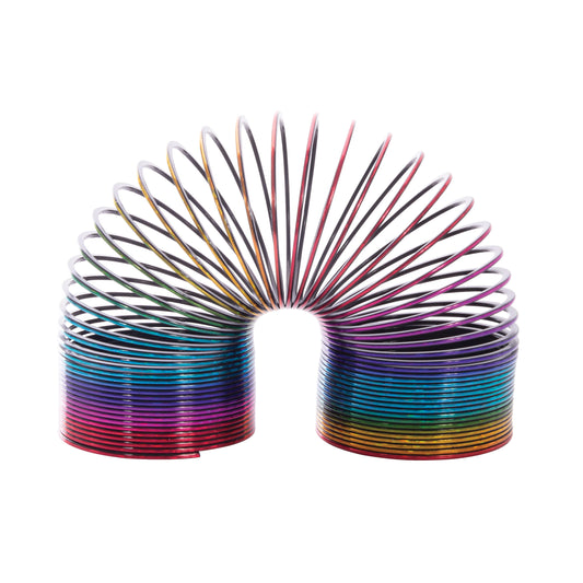 Holographic Spring Walker - Rainbow Slinky