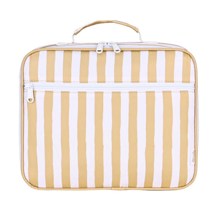 Mustard Stripe Insulated Lunch Bag - Mini