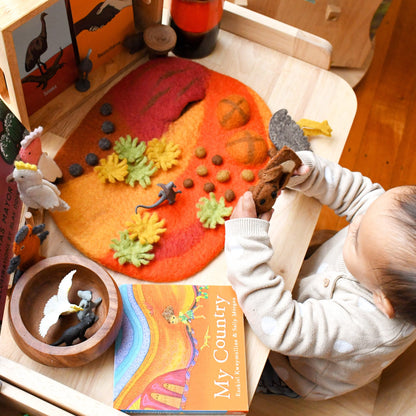 Small Australian Outback Desert Play Mat Playscape