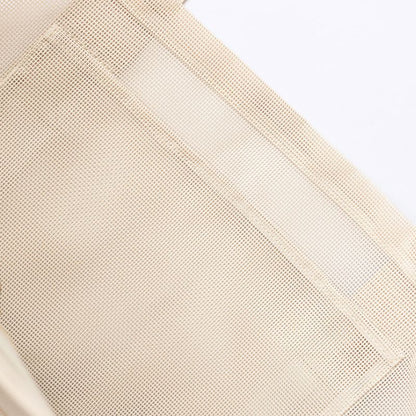 Sande Kids mesh beach bag neutral sand internal pocket.