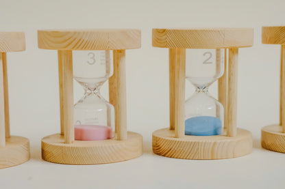 Wooden Sand Timers - Set of 4