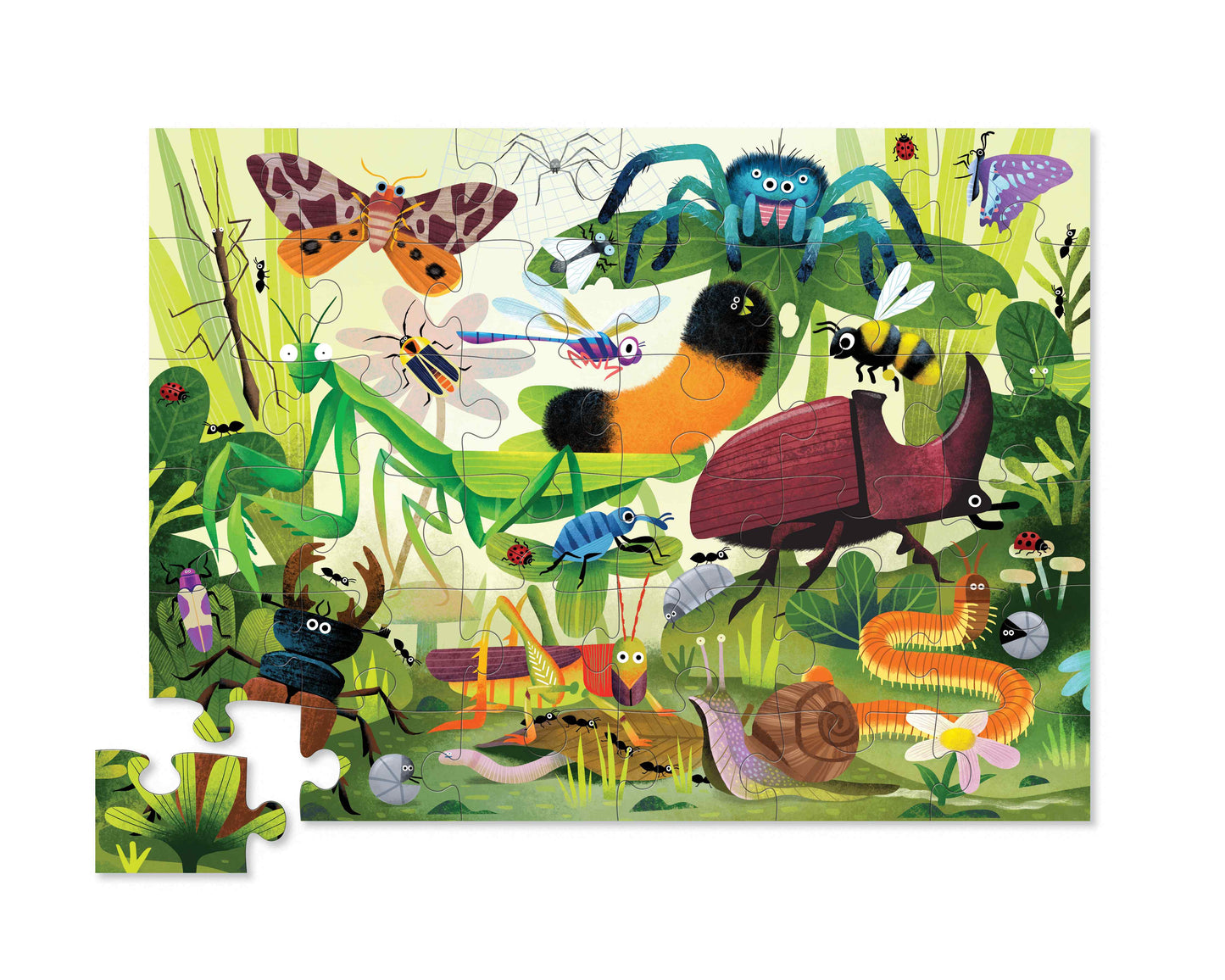 Classic Floor Puzzle 36 pc - Backyard Bugs