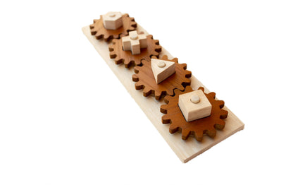 Wooden Gear Puzzle