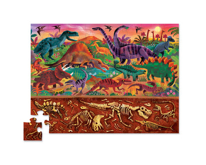 Above & Below Puzzle 48 pc - Dinosaur World