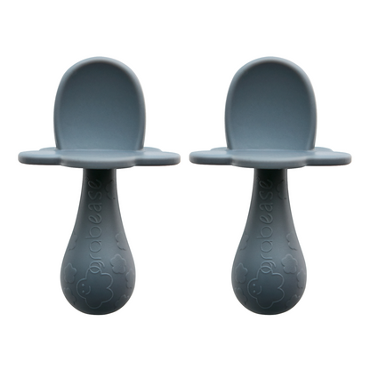 Silicon Spoon Set - Grey