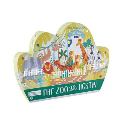 Shaped Jigsaw Puzzle 80 pc - The Zoo