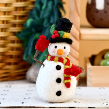 Felt Snowman with Top Hat