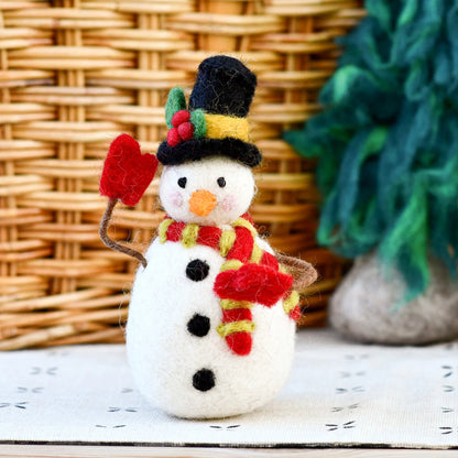 Felt Snowman with Top Hat