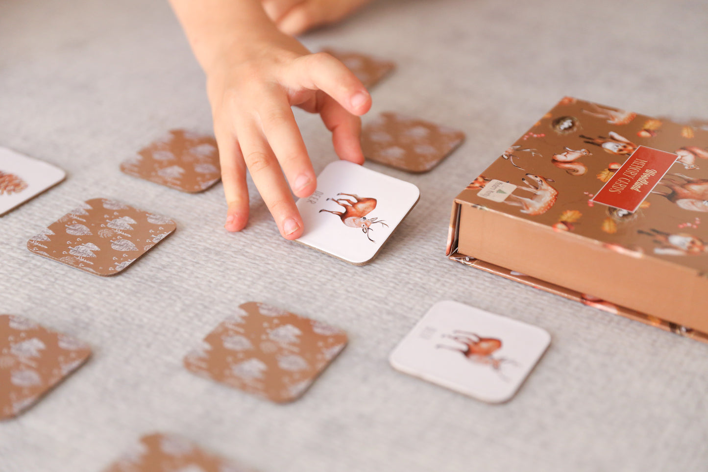 Memory Card Game - Woodland