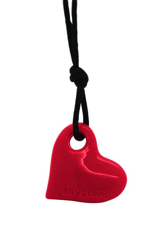 Chew Pendant - Junior Heart - Multi colours