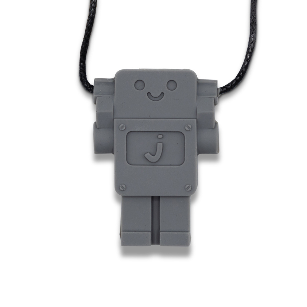 Chew Pendant - Robot - Multi colours