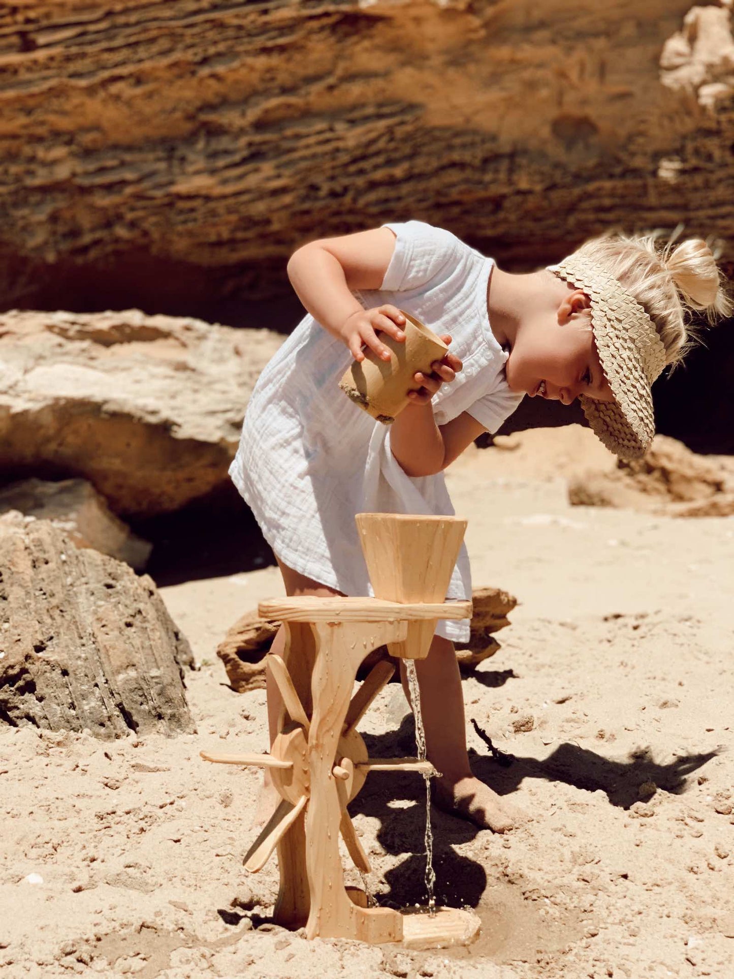 PRE ORDER - Wooden Water & Sand Wheel