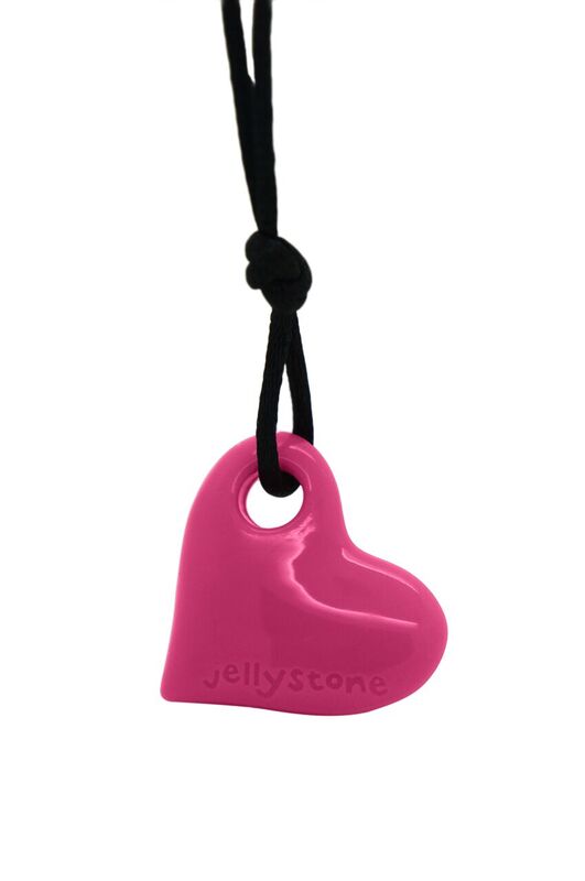 Chew Pendant - Junior Heart - Multi colours