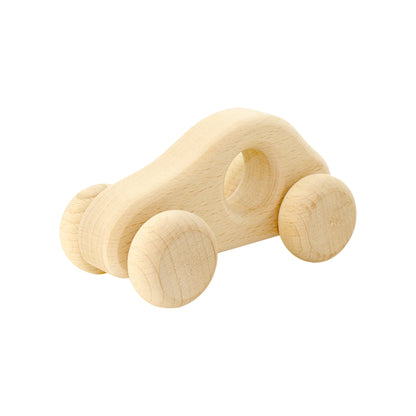 Wooden Push Car - Goldie