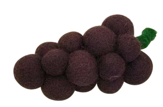 Felt Red Grape Bunch