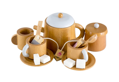 Wooden Tea Set