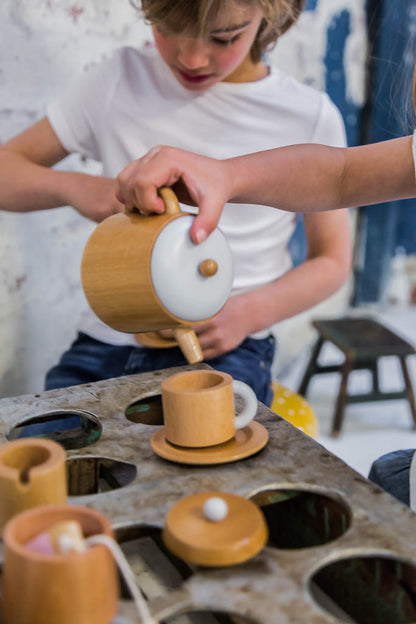 Wooden Tea Set