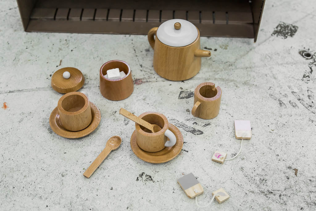 Wooden Tea Set