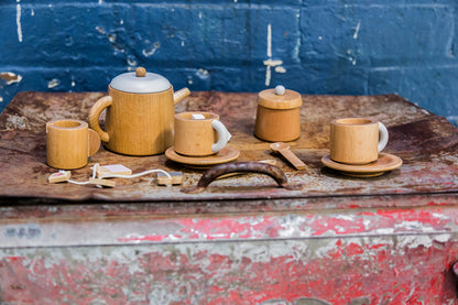 Wooden Tea Set