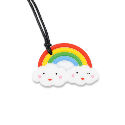 Chew Pendant - Rainbow - Multi colours