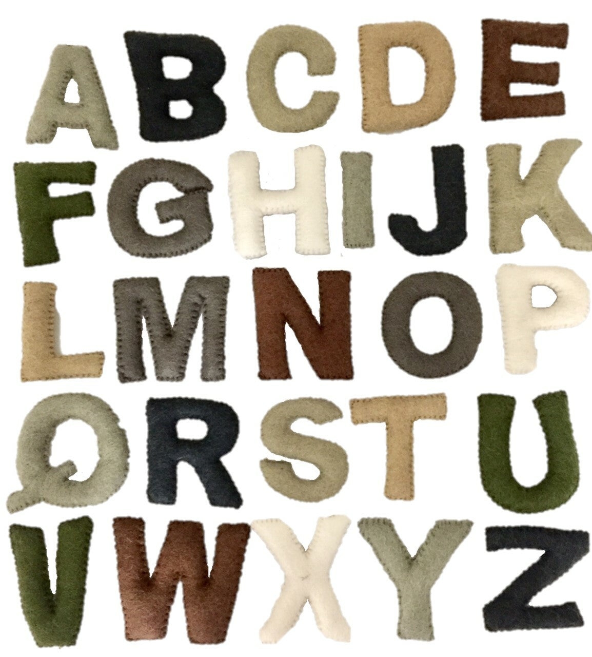 Uppercase Full Alphabet 7cm Letters